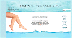 Desktop Screenshot of lakemartinvein.com